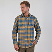 Camisa Yale Para Caballero Manga Larga Regular Fit 5463 Avellana