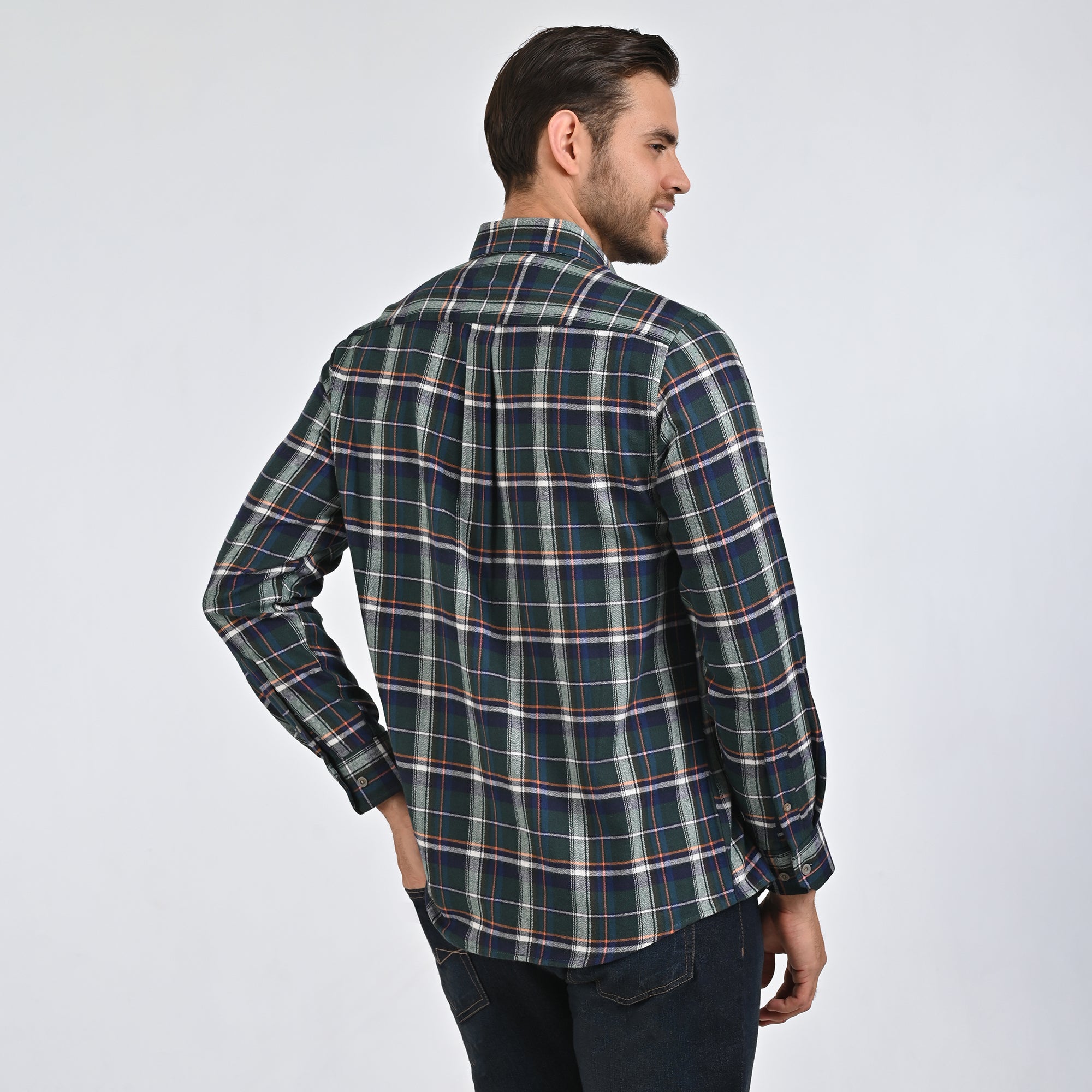 Camisa Yale Para Caballero Manga Larga Regular Fit 5373 Vino