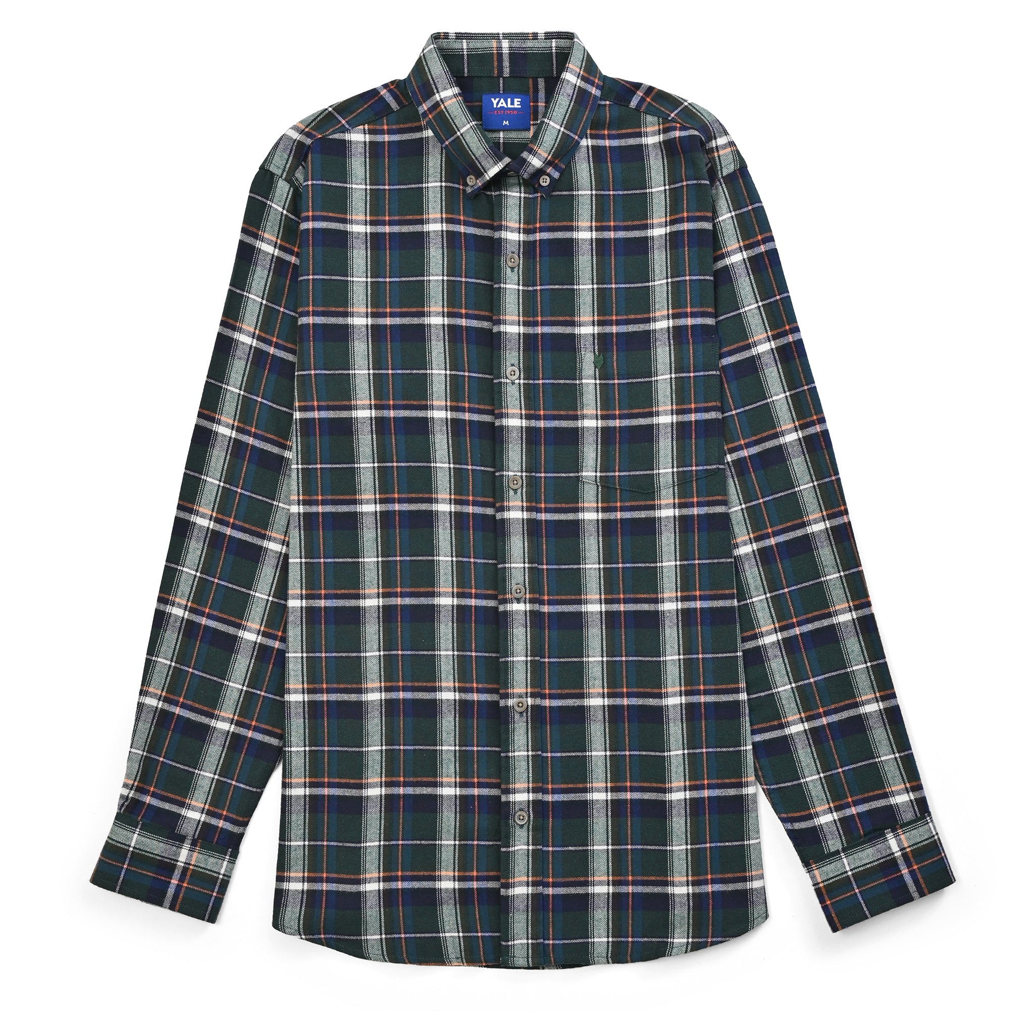 Camisa Yale Para Caballero Manga Larga Regular Fit 5373 Vino