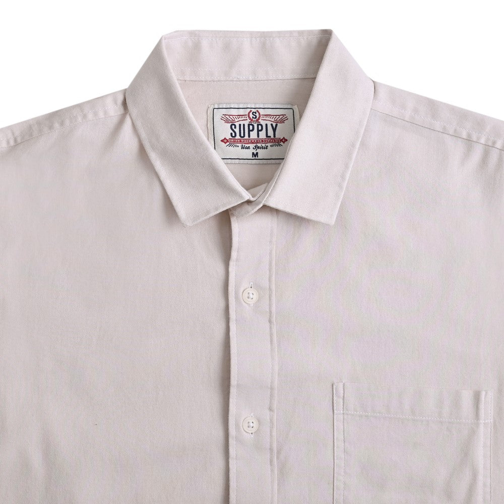 Camisa Caballero Supply Company Manga Larga Slim Fit 4561 Arena