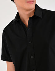 Camisa Caballero Supply Company Manga Larga Slim Fit 4550 Negro