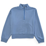 Sudadera Para Dama Supply Company Cuello Alto Con Cierre Fit 6910 Azul