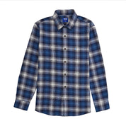 Camisa Yale Para Caballero Manga Larga Regular Fit 4640 Azul