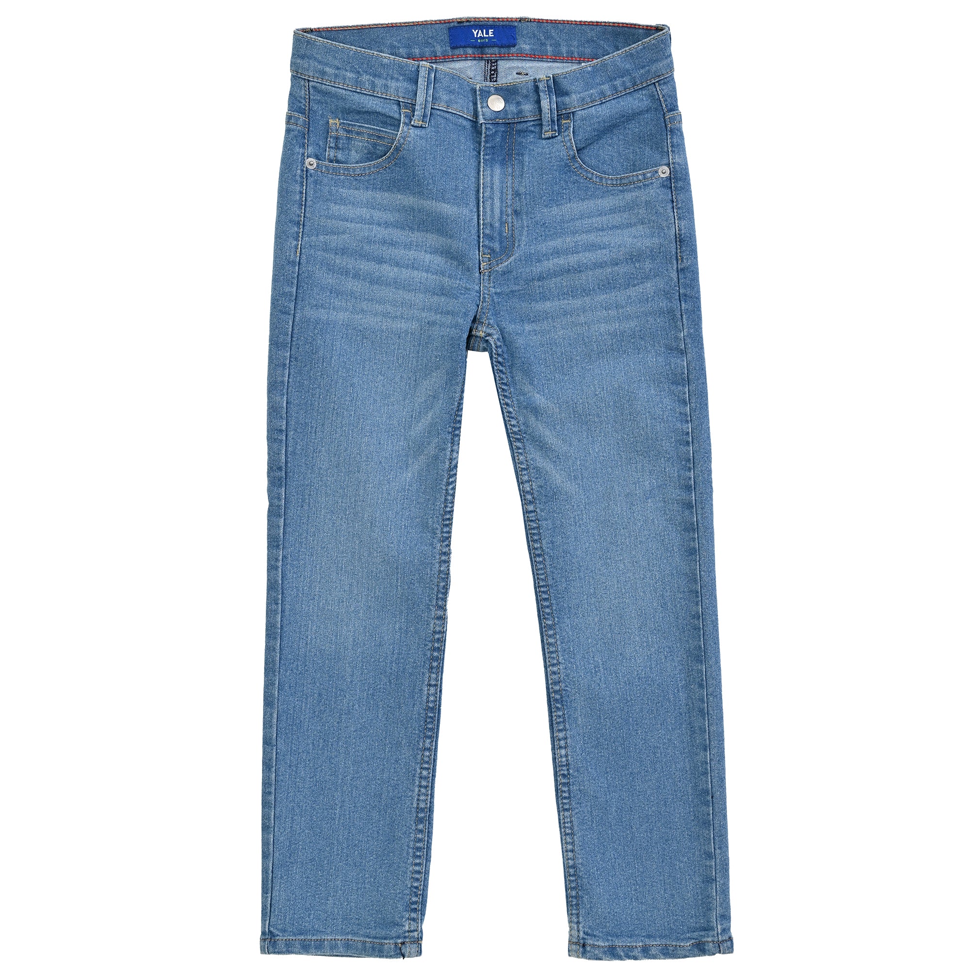 Pantalón de Mezclilla Yale Boys Slim Fit 2944 Azul Plumbago