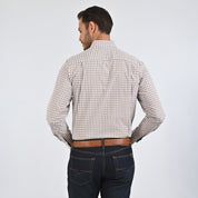 Camisa Yale Para Caballero Manga Larga Regular Fit 4752 Gris Medio