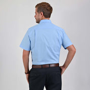 Camisa Yale Manga Corta Regular Fit 7298 Azul Cielo