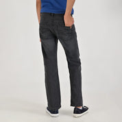 Pantalón de Mezclilla Yale Boys Slim Fit 2944 Gris Oxford