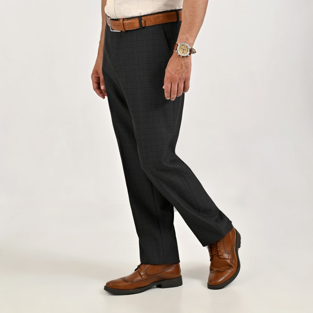 Pantalón de Caballero de Vestir Yale Sin Pinzas Slim Fit 4721 Chocolate