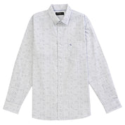 Camisa Yale Para Caballero Manga Larga Regular Fit 4596 Blanco