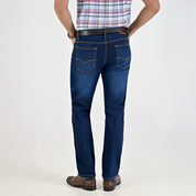 Pantalón de Mezclilla Yale Para Caballero Classic Fit 2091 Azul petróleo