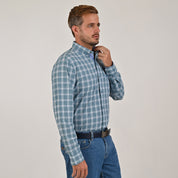 Camisa Yale Para Caballero Manga Larga Regular Fit 4890 Verde
