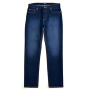 Pantalón de Mezclilla Yale Para Caballero Classic Fit 2091 Azul petróleo