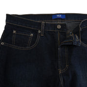 Pantalón de Mezclilla Yale Para Caballero Classic Fit 2028 Azul petróleo