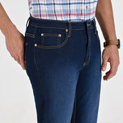 Pantalón de Mezclilla Yale Para Caballero Classic Fit 2091 Marino