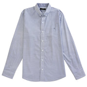 Camisa Yale Collection Para Caballero Manga Larga Slim Fit 4605 Azul Rey