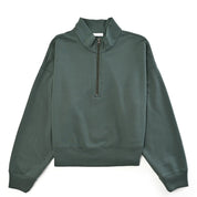 Sudadera Para Dama Supply Company Cuello Alto Con Cierre Fit 6910 Verde