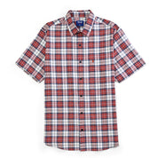 Camisa Yale Para Caballero Manga Corta Regular Fit 5467 Rojo