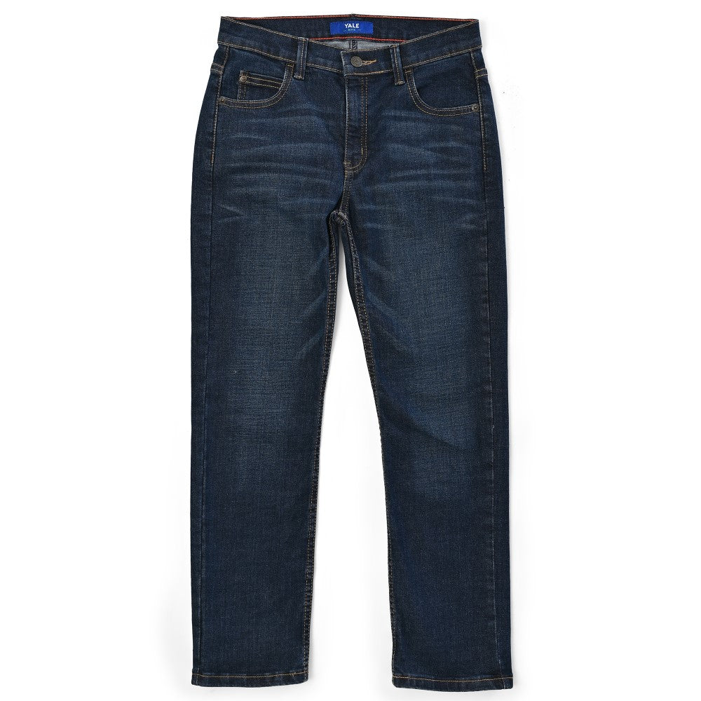 Pantalón de Mezclilla Yale Boys Slim Fit 3641 Azul Zafiro