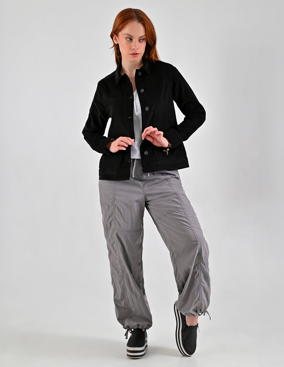 Chamarra Para Dama Supply Compani Fit A508 Negro