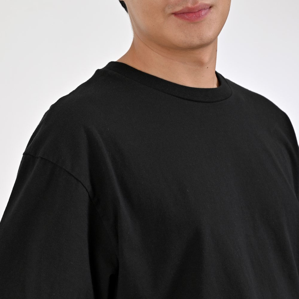 Playera Caballero Supply Company Manga Corta Cuello Redondo Slim Fit 6968 Negro