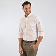 Camisa Yale Para Caballero Manga Larga Regular Fit 4749 Arena