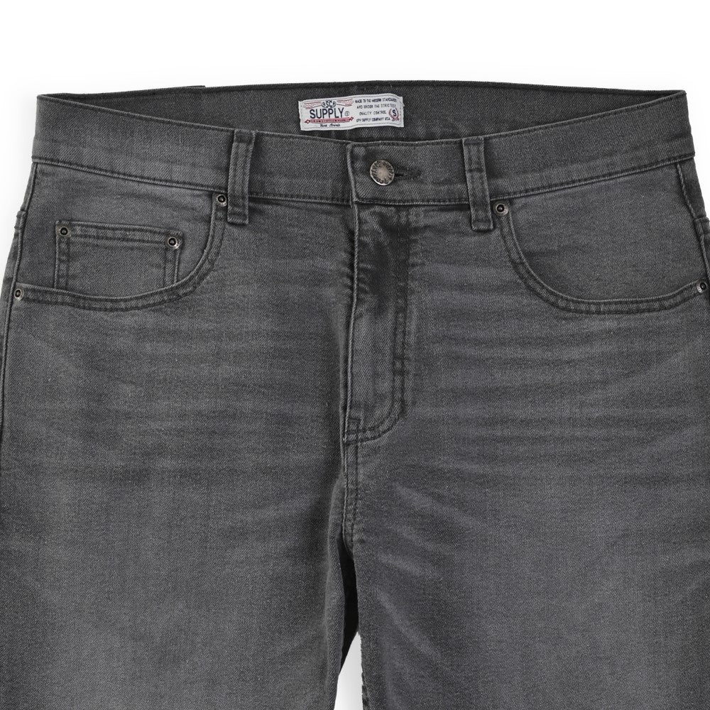 Pantalón de Caballero Mezclilla Supply Company Classic Fit 2944 Gris