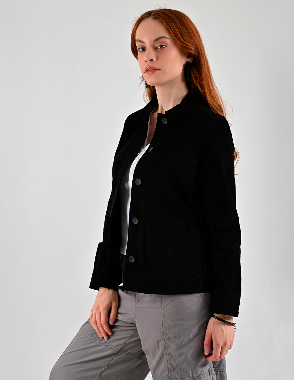 Chamarra Para Dama Supply Compani Fit A508 Negro