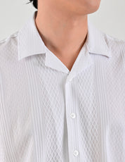 Camisa Caballero Supply Company Manga Larga Slim Fit 4551 Blanco