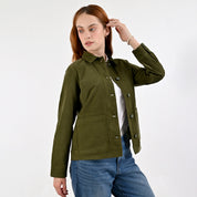 Chamarra Para Dama Supply Compani Fit A508 Verde