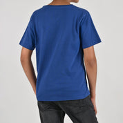 Playera Yale Boys Cuello Redondo Manga Corta Fit 6961 Marino