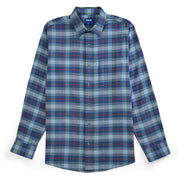 Camisa Yale Para Caballero Manga Larga Regular Fit 4929 Azul Medio