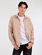 Camisa Caballero Supply Company Manga Larga Slim Fit 4563 Kaki