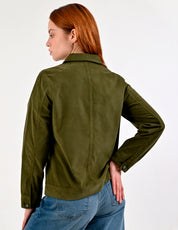 Chamarra Para Dama Supply Compani Fit A508 Verde