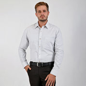 Camisa Yale Para Caballero Cenefa Manga Larga Classic Fit 4717 Arena