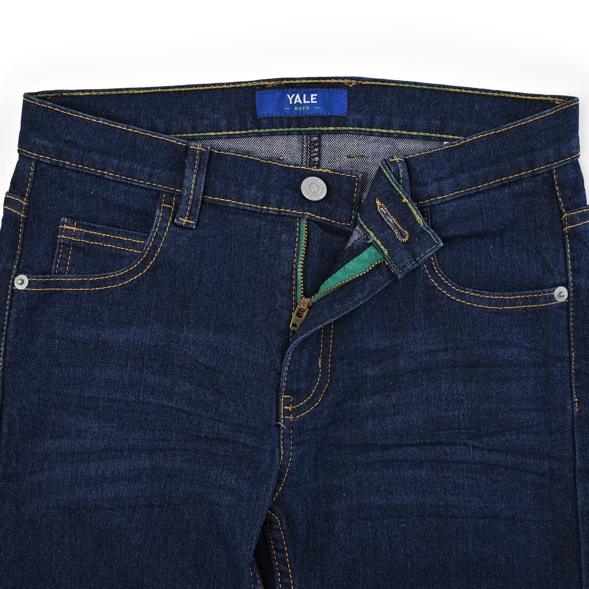 Pantalón de Mezclilla Yale Boys Slim Fit 2944 Marino