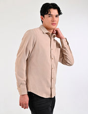 Camisa Caballero Supply Company Manga Larga Slim Fit 4563 Kaki