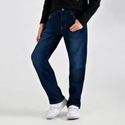 Pantalón de Mezclilla Yale Boys Slim Fit 3136 Marino