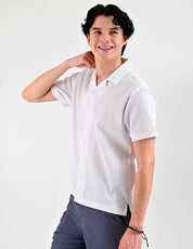 Camisa Caballero Supply Company Manga Larga Slim Fit 4551 Blanco