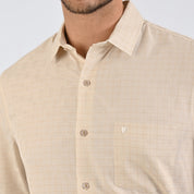 Camisa Yale Para Caballero Manga Larga Regular Fit 4930 Kaki