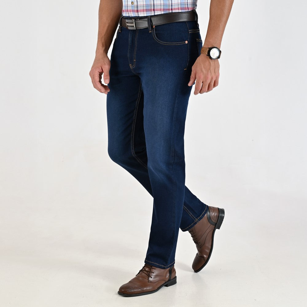Pantalón de Mezclilla Yale Para Caballero Classic Fit 2091 Marino