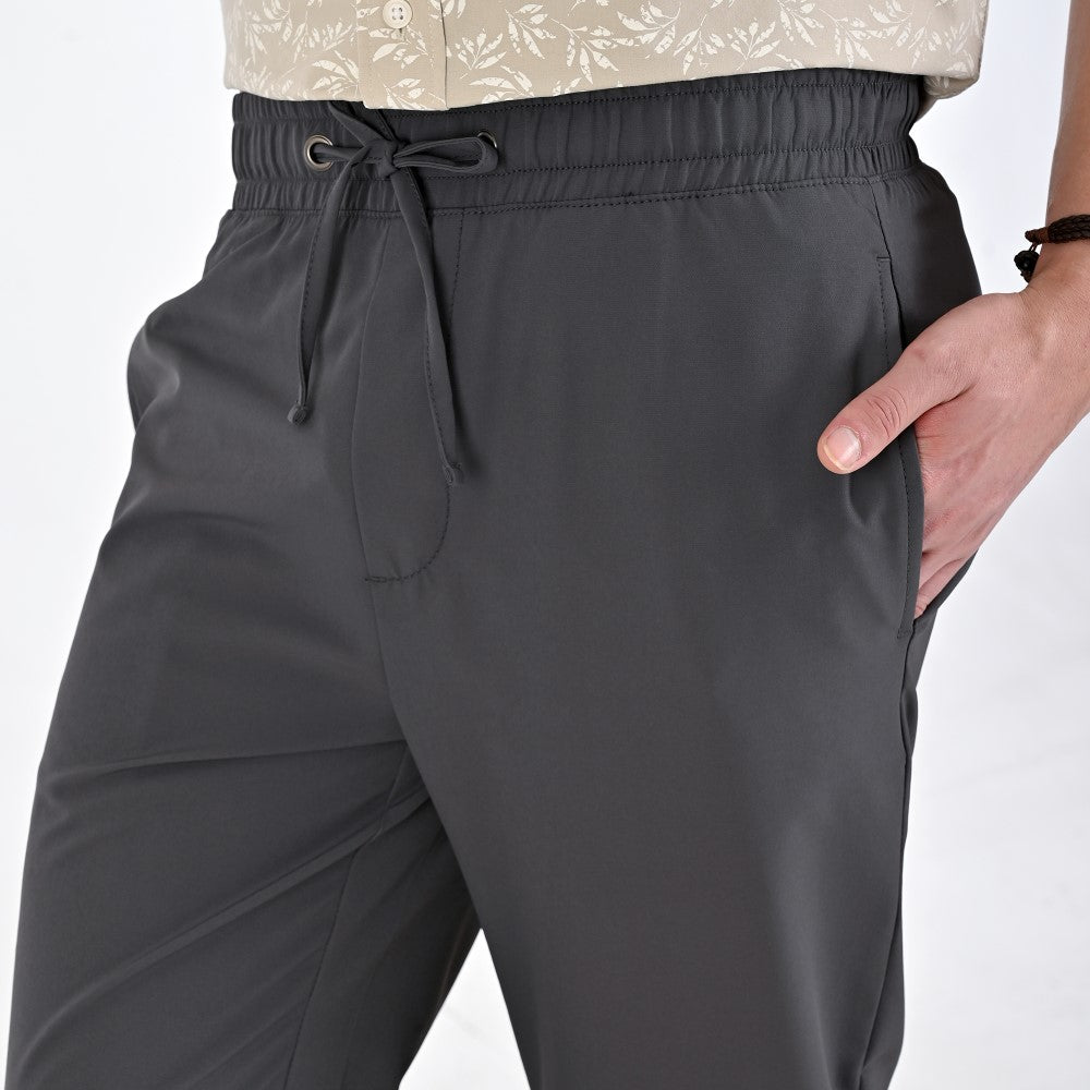 Pantalón de Caballero Jogger Supply Company Slim Fit A444 Gris Oxford