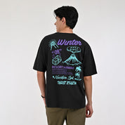 Playera Caballero Supply Company Manga Corta Cuello Redondo Slim Fit 6968 Negro