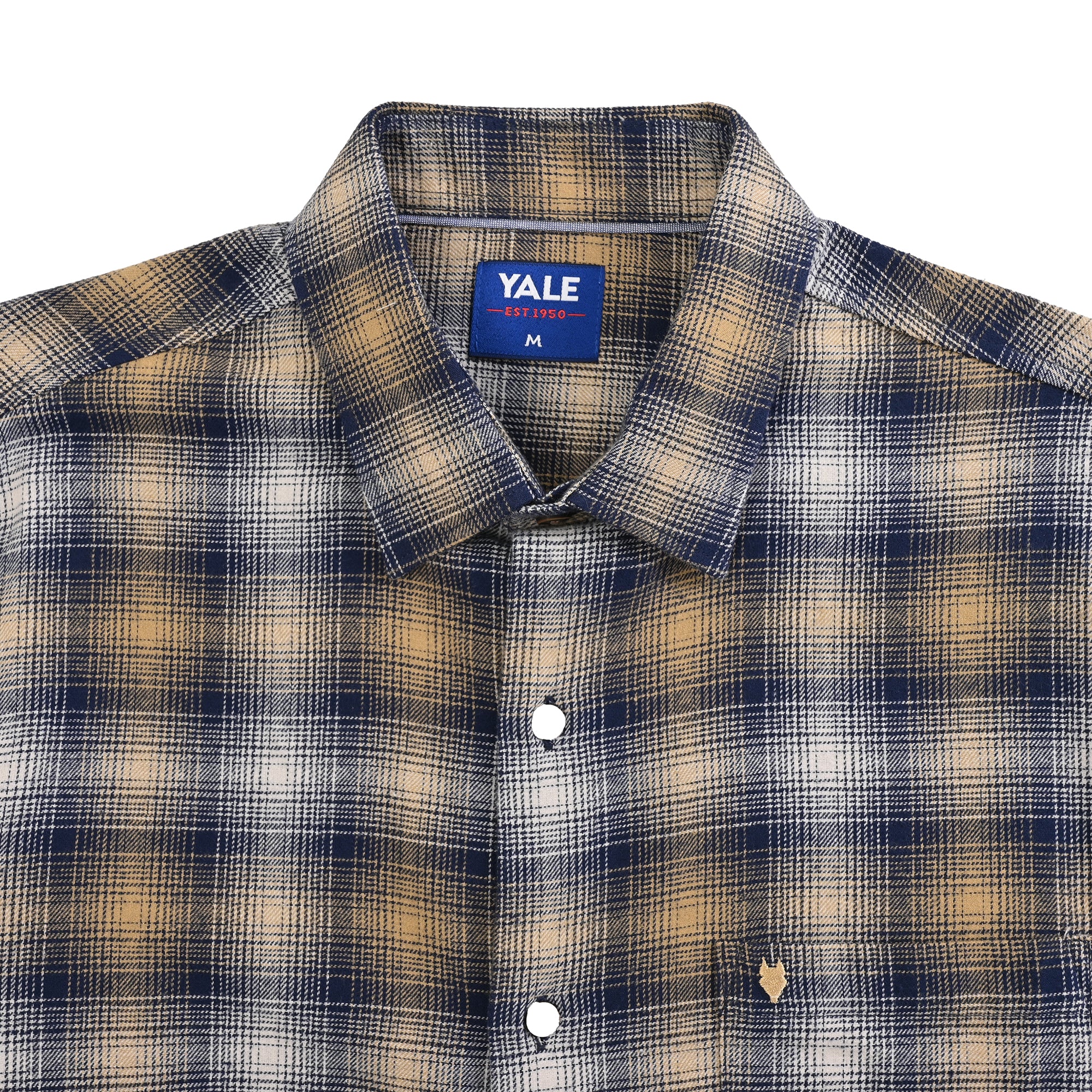 Camisa Yale Para Caballero Manga Larga Regular Fit 4640 Kaki Especial