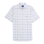 Camisa Yale Para Caballero Manga Corta Regular Fit 4652 Blanco