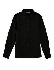 Blusa Para Dama Supply Company Manga Larga Tipo Camisera Fit 4566 Negro