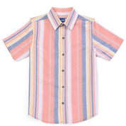 Camisa Yale Boys Manga Corta Regular Fit 4660 Salmón