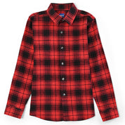 Camisa Yale Boys Manga Larga Regular Fit 4677 Rojo