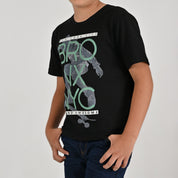 Playera Yale Boys Cuello Redondo Manga Corta Fit 6961 Negro