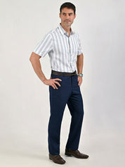 Pantalón de vestir Yale Regular Fit Azul marino 6518 Azul marino
