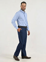 Pantalón de vestir Yale Slim Fit 7462 Azul marino